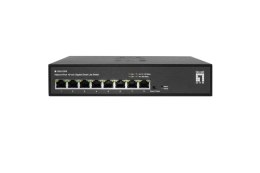 LevelOne GES-2208 łącza sieciowe Zarządzany L2 Gigabit Ethernet (10/100/1000) Czarny LevelOne