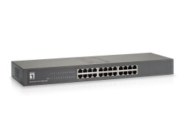 LevelOne GSW-2457 łącza sieciowe Nie zarządzany Gigabit Ethernet (10/100/1000) Czarny LevelOne