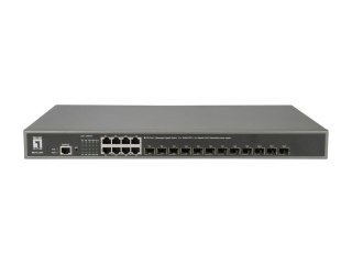 LevelOne GTL-2091 łącza sieciowe Zarządzany L3 Gigabit Ethernet (10/100/1000) Szary LevelOne