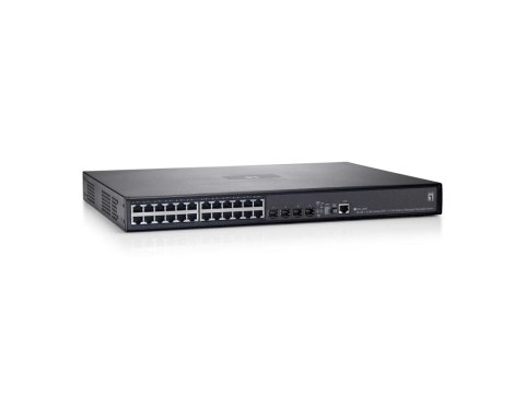 LevelOne GTL-2691 łącza sieciowe Zarządzany L3 Gigabit Ethernet (10/100/1000) Czarny LevelOne