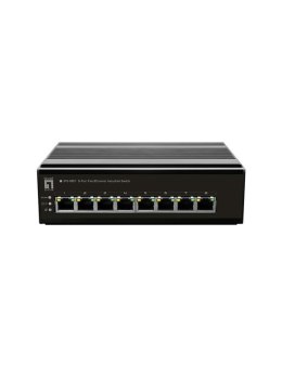 LevelOne IFS-0801 łącza sieciowe Nie zarządzany Fast Ethernet (10/100) Czarny LevelOne