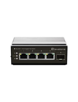 LevelOne IGU-0501 łącza sieciowe Gigabit Ethernet (10/100/1000) Obsługa PoE Czarny LevelOne