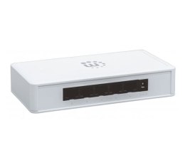 Manhattan 560696 łącza sieciowe Nie zarządzany L2 Gigabit Ethernet (10/100/1000) Biały Manhattan