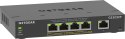 NETGEAR 5-Port Gigabit Ethernet PoE+ Plus Switch (GS305EP) Zarządzany L2/L3 Gigabit Ethernet (10/100/1000) Obsługa PoE Czarny NETGEAR