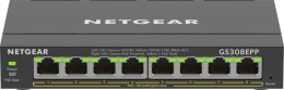 NETGEAR 8-Port Gigabit Ethernet High-Power PoE+ Plus Switch (GS308EPP) Zarządzany L2/L3 Gigabit Ethernet (10/100/1000) Obsługa P NETGEAR