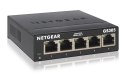 NETGEAR GS305 Nie zarządzany L2 Gigabit Ethernet (10/100/1000) Czarny NETGEAR