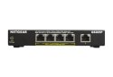 NETGEAR GS305Pv2 Nie zarządzany Gigabit Ethernet (10/100/1000) Obsługa PoE Czarny NETGEAR