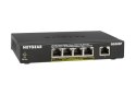 NETGEAR GS305Pv2 Nie zarządzany Gigabit Ethernet (10/100/1000) Obsługa PoE Czarny NETGEAR