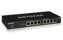 NETGEAR GS308PP Nie zarządzany Gigabit Ethernet (10/100/1000) Obsługa PoE Czarny NETGEAR