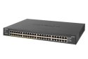 NETGEAR GS348PP Nie zarządzany Gigabit Ethernet (10/100/1000) Obsługa PoE Czarny NETGEAR