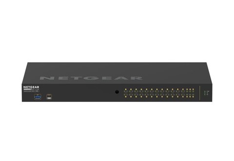 NETGEAR GSM4230P-100EUS łącza sieciowe Zarządzany L2/L3 Gigabit Ethernet (10/100/1000) Obsługa PoE 1U Czarny NETGEAR
