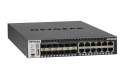 NETGEAR M4300-12X12F Zarządzany L2/L3 10G Ethernet (100/1000/10000) 1U Czarny NETGEAR