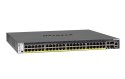 NETGEAR M4300-52G-PoE+ 1000W PSU Zarządzany L2/L3/L4 Gigabit Ethernet (10/100/1000) Obsługa PoE 1U Czarny NETGEAR