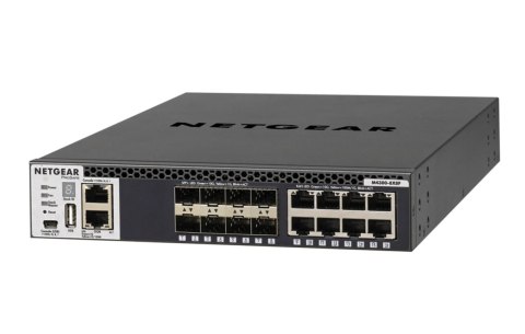 NETGEAR M4300-8X8F Zarządzany L3 10G Ethernet (100/1000/10000) 1U Czarny NETGEAR