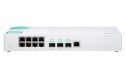 QNAP QSW-308-1C łącza sieciowe Nie zarządzany Gigabit Ethernet (10/100/1000) Biały QNAP