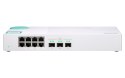 QNAP QSW-308S łącza sieciowe Nie zarządzany Gigabit Ethernet (10/100/1000) Biały QNAP