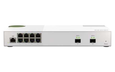 QNAP QSW-M2108-2S łącza sieciowe Zarządzany L2 2.5G Ethernet (100/1000/2500) Szary QNAP