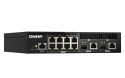 QNAP QSW-M2108R-2C łącza sieciowe Zarządzany L2 2.5G Ethernet (100/1000/2500) Obsługa PoE Czarny QNAP