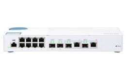 QNAP QSW-M408-2C łącza sieciowe Zarządzany L2 10G Ethernet (100/1000/10000) Biały QNAP