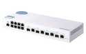 QNAP QSW-M408-4C łącza sieciowe Zarządzany L2 Gigabit Ethernet (10/100/1000) Biały QNAP