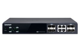 QNAP QSW-M804-4C łącza sieciowe Zarządzany 10G Ethernet (100/1000/10000) Czarny QNAP