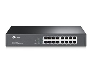 TP-Link TL-SF1016DS łącza sieciowe Nie zarządzany Fast Ethernet (10/100) 1U Czarny TP-Link