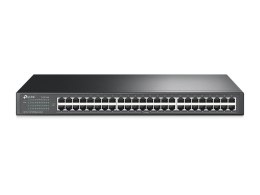 TP-Link TL-SF1048 łącza sieciowe Nie zarządzany Fast Ethernet (10/100) 1U Czarny TP-Link