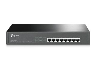 TP-Link TL-SG1008MP łącza sieciowe Nie zarządzany Gigabit Ethernet (10/100/1000) Obsługa PoE Czarny TP-Link