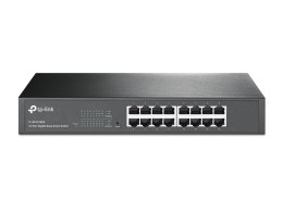 TP-Link TL-SG1016DE łącza sieciowe Zarządzany L2 Gigabit Ethernet (10/100/1000) Czarny TP-Link