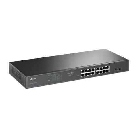 TP-Link TL-SG1218MPE Zarządzany L2 Gigabit Ethernet (10/100/1000) Obsługa PoE 1U Czarny TP-Link