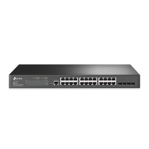 TP-Link TL-SG3428 łącza sieciowe Zarządzany L2/L3 Gigabit Ethernet (10/100/1000) 1U Czarny TP-Link