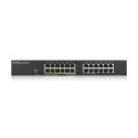 Zyxel GS1900-24EP Zarządzany L2 Gigabit Ethernet (10/100/1000) Obsługa PoE Czarny Zyxel