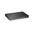 Zyxel GS1920-24HPV2 Zarządzany Gigabit Ethernet (10/100/1000) Obsługa PoE Czarny Zyxel