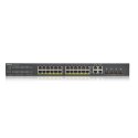 Zyxel GS1920-24HPV2 Zarządzany Gigabit Ethernet (10/100/1000) Obsługa PoE Czarny Zyxel