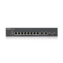 Zyxel GS2220-10-EU0101F łącza sieciowe Zarządzany L2 Gigabit Ethernet (10/100/1000) Czarny Zyxel