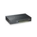 Zyxel GS2220-10HP-EU0101F łącza sieciowe Zarządzany L2 Gigabit Ethernet (10/100/1000) Obsługa PoE Czarny Zyxel