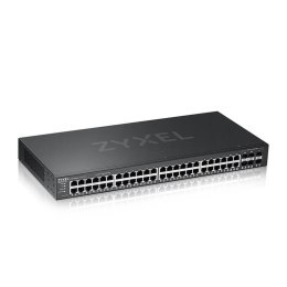 Zyxel GS2220-50-EU0101F łącza sieciowe Zarządzany L2 Gigabit Ethernet (10/100/1000) Czarny Zyxel