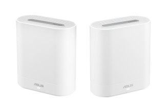 ASUS EBM68(2PK) - Expert Wifi Tri-band (2.4 GHz/5 GHz/5 GHz) Wi-Fi 6 (802.11ax) Biały 3 Wewnętrzne ASUS