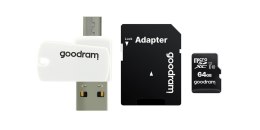 Goodram M1A4 All in One 64 GB MicroSDXC UHS-I Klasa 10 Goodram