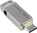 Goodram ODA3 pamięć USB 128 GB USB Type-A / USB Type-C 3.2 Gen 1 (3.1 Gen 1) Srebrny Goodram