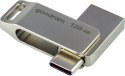 Goodram ODA3 pamięć USB 128 GB USB Type-A / USB Type-C 3.2 Gen 1 (3.1 Gen 1) Srebrny Goodram