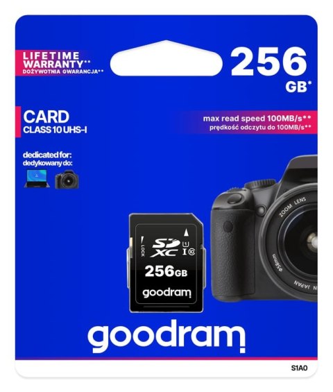 Goodram S1A0 256 GB SDXC UHS-I Klasa 10 Goodram