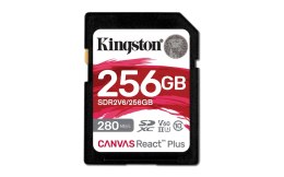 Kingston Technology Canvas React Plus 256 GB SDXC UHS-II Klasa 10 Kingston Technology