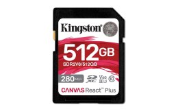 Kingston Technology Canvas React Plus 512 GB SDXC UHS-II Klasa 10 Kingston Technology