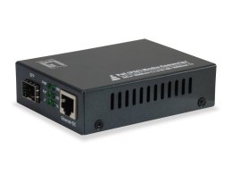 LevelOne GVT-2012 konwerter sieciowy 1000 Mbit/s Czarny LevelOne