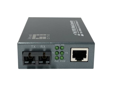 LevelOne GVT-2013 konwerter sieciowy 1000 Mbit/s 850 nm Multifunkcyjny Szary LevelOne