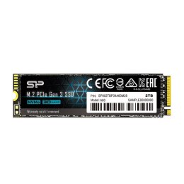 Silicon Power P34A60 M.2 2 TB PCI Express 3.0 3D NAND NVMe Silicon Power