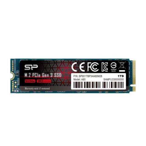 Silicon Power P34A80 M.2 1,02 TB PCI Express 3.0 SLC NVMe Silicon Power