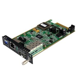 StarTech ET91000SFP2C konwerter sieciowy Wewnętrzny 1250 Mbit/s Czarny, Zielony StarTech.com