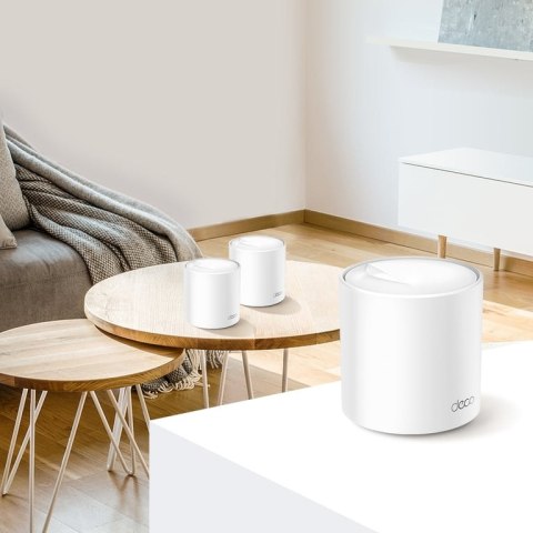 TP-Link Deco X60 Dual-band (2.4 GHz/5 GHz) Wi-Fi 6 (802.11ax) Biały 2 Wewnętrzne TP-Link